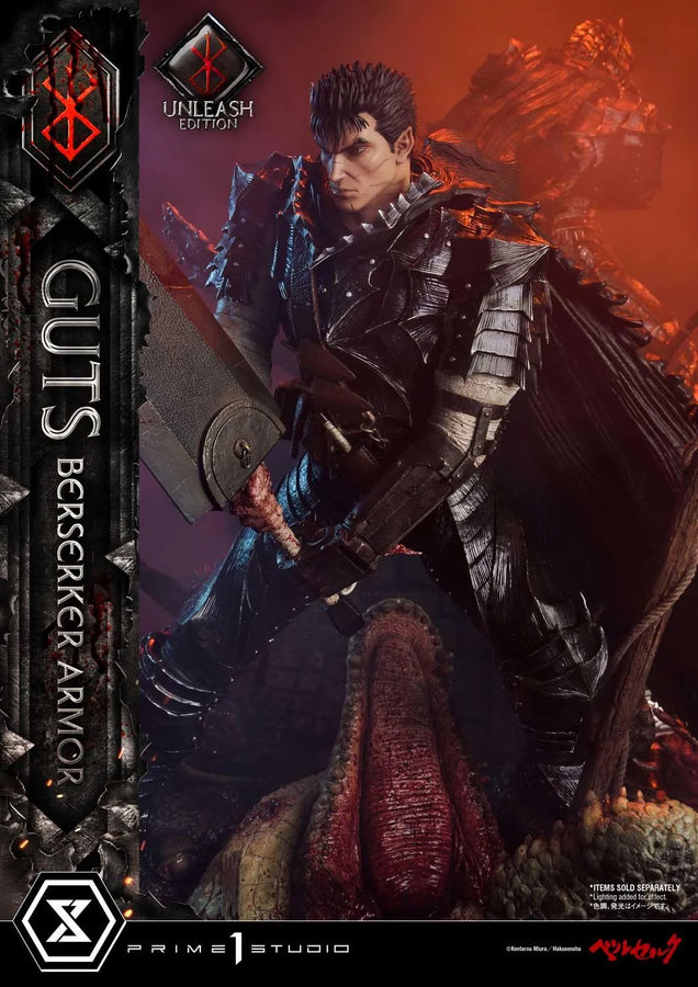 Guts, Berserker Armor (Rgular Edition) Berserk – Prime1Studio – ActionFigure Brasil