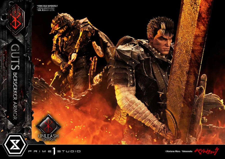 Guts, Berserker Armor (Rgular Edition) Berserk – Prime1Studio – ActionFigure Brasil