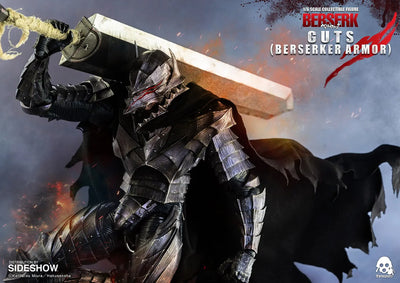 Guts (Berserker Armor) – Threezero – ActionFigure Brasil — com base expositora