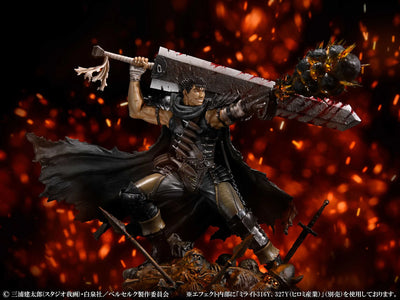 Guts (Black Swordsman Version) – Medicos Entertainment – ActionFigure Brasil — com base expositora