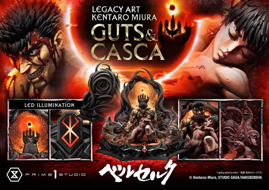 Guts & Casca (Bonus Version) Berserk – Prime1Studio – ActionFigure Brasil