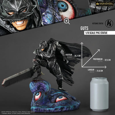 Guts – Kitsune Statue – ActionFigure Brasil — com base expositora