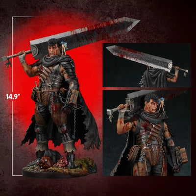 Guts, Lost Children Arc, The Black Swordsman (Redecoration Version) – Gecco Co. – ActionFigure Brasil — com base expositora