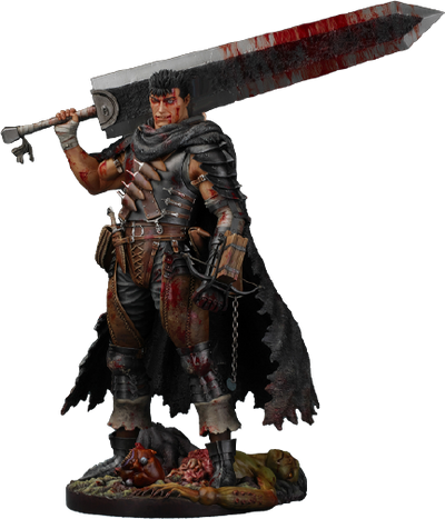 Guts, Lost Children Arc, The Black Swordsman (Redecoration Version) – Gecco Co. – ActionFigure Brasil — com base expositora
