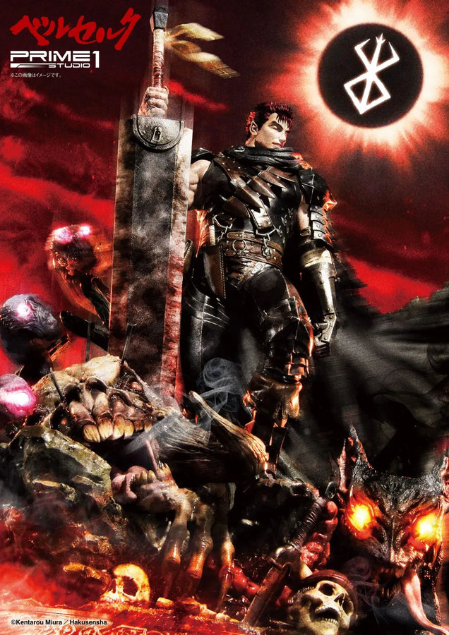 Guts, The Black Swordsman (Regular Version) Berserk – Prime1Studio – ActionFigure Brasil