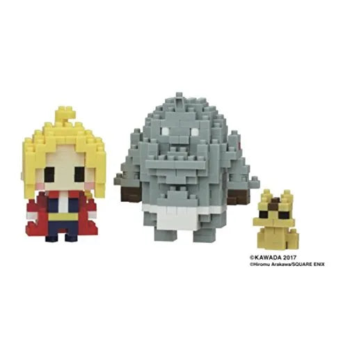 Hagane no Renkinjutsushi Fullmetal Alchemist - Alphonse Elric - Edward Elric - Fullmetal Alchemist x Sanrio - Nanoblock NBCC_044 (Kawada)ㅤ – Kawada – ActionFigureBrasil