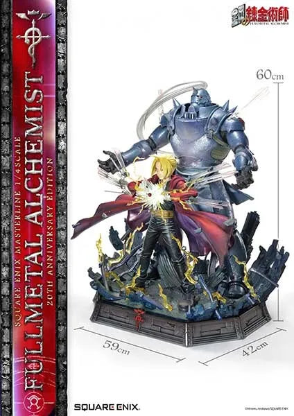 Hagane no Renkinjutsushi Fullmetal Alchemist - Alphonse Elric - Edward Elric - Square Enix Masterline - 1/4 - 20th Anniversary Edition (Prime 1 Studio, Square Enix)ㅤ – Square Enix – ActionFigureBrasil