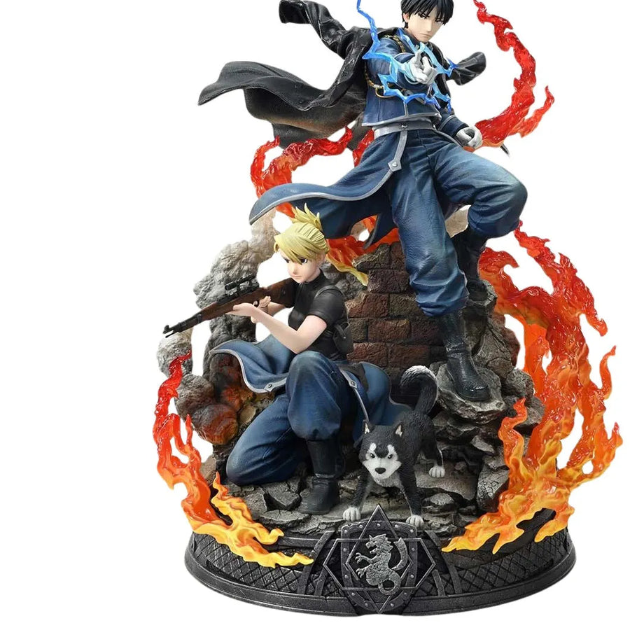 Hagane no Renkinjutsushi Fullmetal Alchemist - Black Hayate - Riza Hawkeye - Roy Mustang - Concept Masterline (CMFMA-02) - 1/6 (Prime 1 Studio)ㅤ – Prime 1 Studio – ActionFigureBrasil