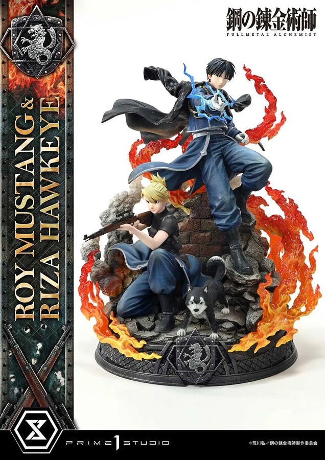 Hagane no Renkinjutsushi Fullmetal Alchemist - Black Hayate - Riza Hawkeye - Roy Mustang - Concept Masterline (CMFMA-02) - 1/6 (Prime 1 Studio)ㅤ – Prime 1 Studio – ActionFigureBrasil