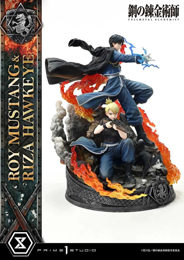 Hagane no Renkinjutsushi Fullmetal Alchemist - Black Hayate - Riza Hawkeye - Roy Mustang - Concept Masterline (CMFMA-02) - 1/6 (Prime 1 Studio)ㅤ – Prime 1 Studio – ActionFigureBrasil