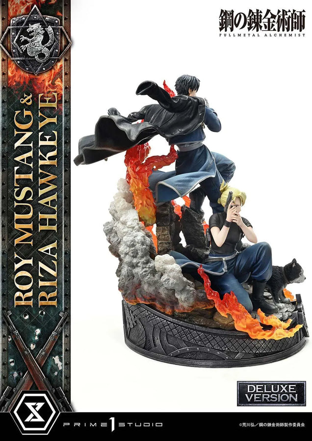 Hagane no Renkinjutsushi Fullmetal Alchemist - Black Hayate - Riza Hawkeye - Roy Mustang - Concept Masterline (CMFMA-02DX) - 1/6 - DX Version (Prime 1 Studio)ㅤ – Prime 1 Studio – ActionFigureBrasil