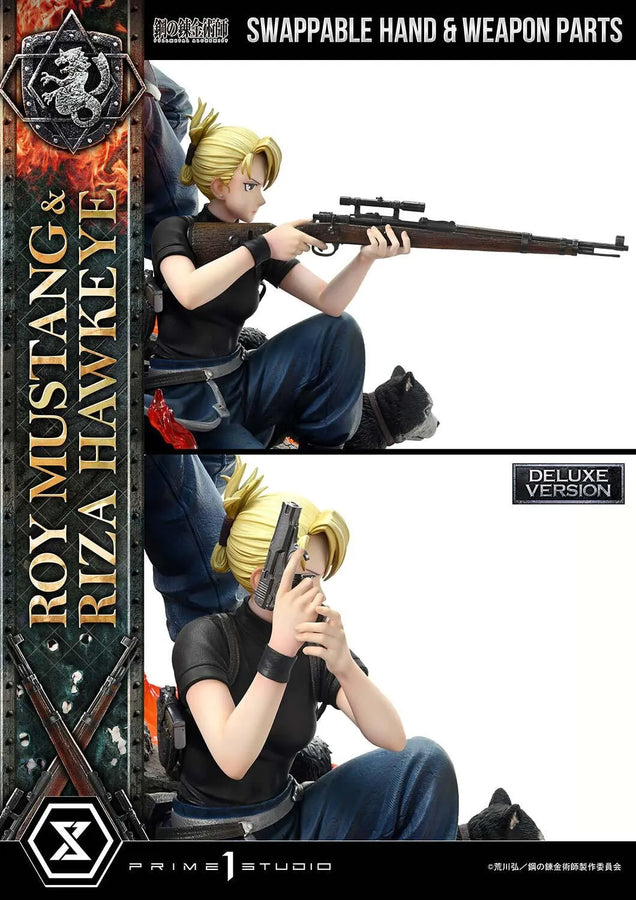Hagane no Renkinjutsushi Fullmetal Alchemist - Black Hayate - Riza Hawkeye - Roy Mustang - Concept Masterline (CMFMA-02DX) - 1/6 - DX Version (Prime 1 Studio)ㅤ – Prime 1 Studio – ActionFigureBrasil