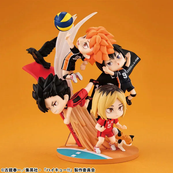 Haikyuu!! - Hinata Shouyou - Kageyama Tobio - Kozume Kenma - Kuroo Tetsurou - FigUnity (MegaHouse)ㅤ – MegaHouse – ActionFigureBrasil