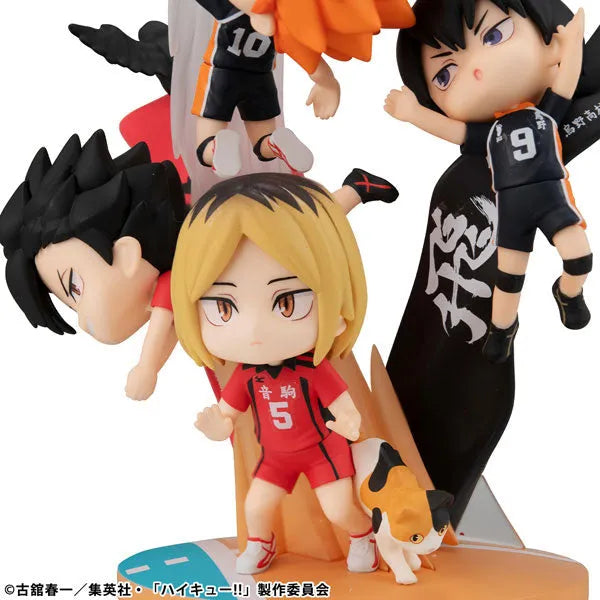 Haikyuu!! - Hinata Shouyou - Kageyama Tobio - Kozume Kenma - Kuroo Tetsurou - FigUnity (MegaHouse)ㅤ – MegaHouse – ActionFigureBrasil