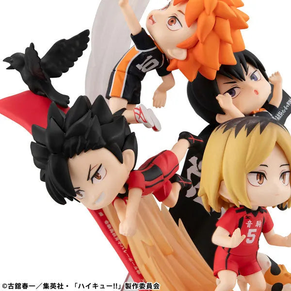 Haikyuu!! - Hinata Shouyou - Kageyama Tobio - Kozume Kenma - Kuroo Tetsurou - FigUnity (MegaHouse)ㅤ – MegaHouse – ActionFigureBrasil