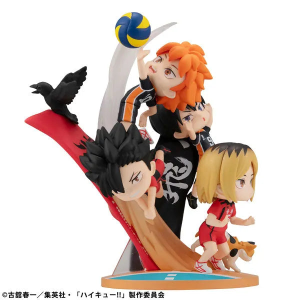 Haikyuu!! - Hinata Shouyou - Kageyama Tobio - Kozume Kenma - Kuroo Tetsurou - FigUnity (MegaHouse)ㅤ – MegaHouse – ActionFigureBrasil