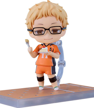 Haikyuu!! - Tsukishima Kei - Nendoroid #2817 - The New Karasuno Ver. (Good Smile Company, Orange Rouge)ㅤ – Orange Rouge – ActionFigureBrasil