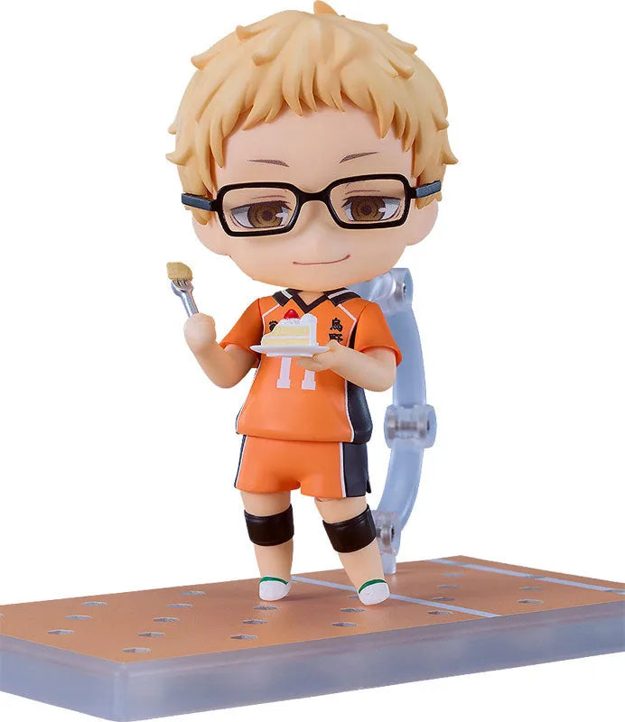Haikyuu!! - Tsukishima Kei - Nendoroid #2817 - The New Karasuno Ver. (Good Smile Company, Orange Rouge)ㅤ – Orange Rouge – ActionFigureBrasil
