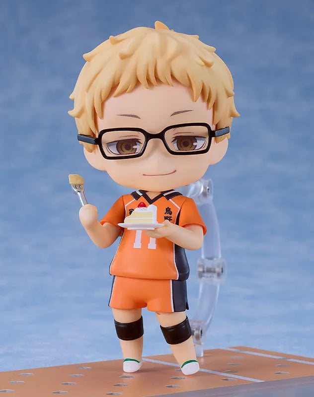 Haikyuu!! - Tsukishima Kei - Nendoroid #2817 - The New Karasuno Ver. (Good Smile Company, Orange Rouge)ㅤ – Orange Rouge – ActionFigureBrasil