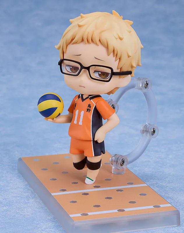 Haikyuu!! - Tsukishima Kei - Nendoroid #2817 - The New Karasuno Ver. (Good Smile Company, Orange Rouge)ㅤ – Orange Rouge – ActionFigureBrasil