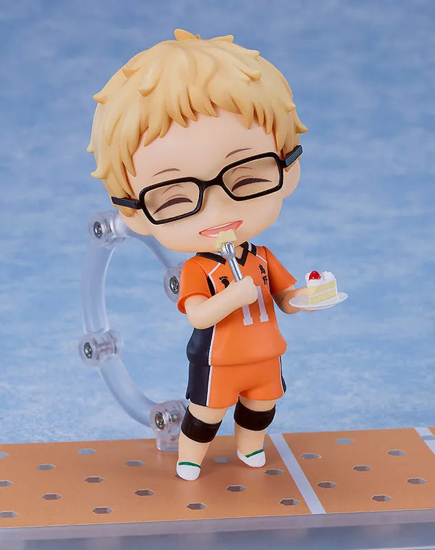 Haikyuu!! - Tsukishima Kei - Nendoroid #2817 - The New Karasuno Ver. (Good Smile Company, Orange Rouge)ㅤ – Orange Rouge – ActionFigureBrasil