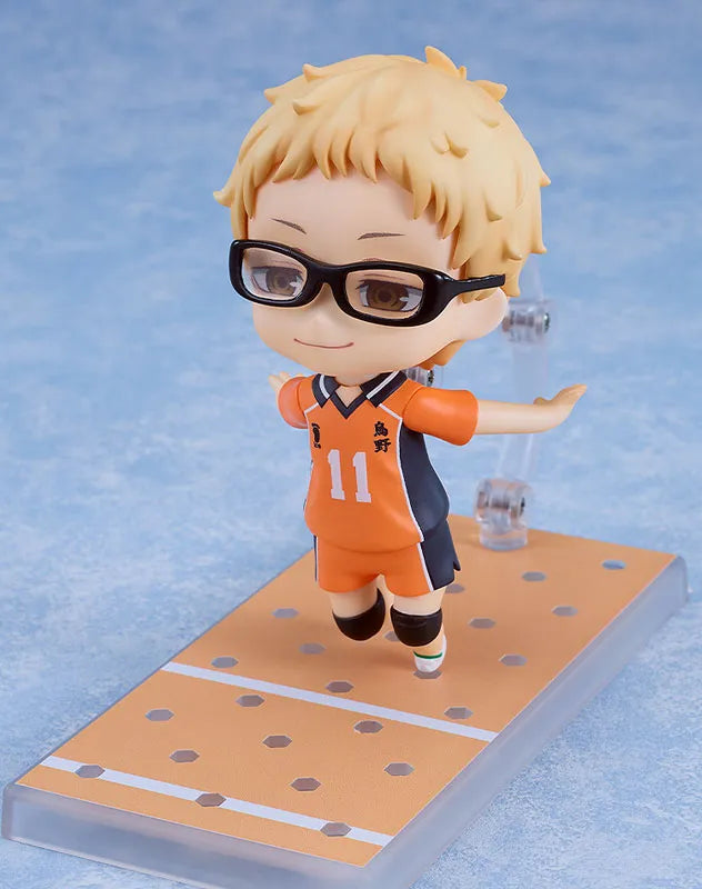 Haikyuu!! - Tsukishima Kei - Nendoroid #2817 - The New Karasuno Ver. (Good Smile Company, Orange Rouge)ㅤ – Orange Rouge – ActionFigureBrasil