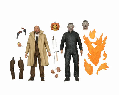 Halloween II Boogeyman Michael Myers vs Sam Loomis Ultimate 7 Inch Action Figure 2PKㅤ – NECA – ActionFigureBrasil