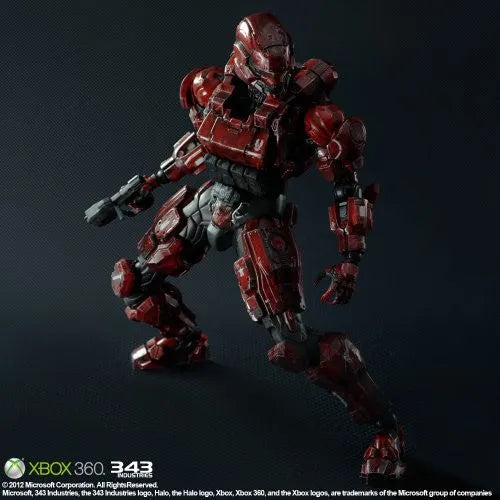 Halo 4 - Spartan Solider - Play Arts Kai - Red (Square Enix)ㅤ – Square Enix – ActionFigureBrasil