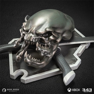Halo Legendary Icon Sculpture (Grunt Edition) – Dark Horse Comics – ActionFigure Brasil — detalhe do produto