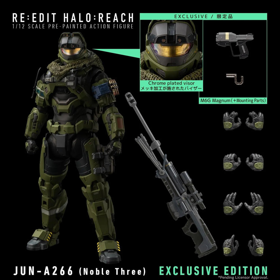 Halo Reach - Jun-A266 - RE:EDIT - Exclusive Edition (1000Toys) [Shop Exclusive]ㅤ – 1000Toys – ActionFigureBrasil