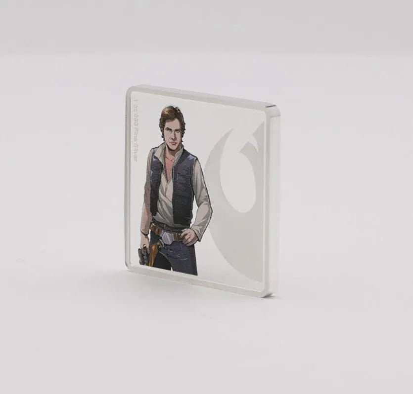 Han Solo™ and Chewbacca™ Medallion - LIMITED EDITION: 2000 – Agoro – ActionFigure Brasil