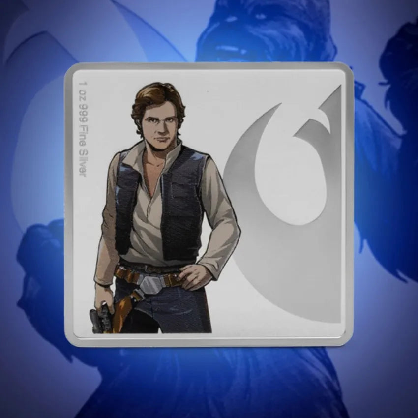 Han Solo™ and Chewbacca™ Medallion - LIMITED EDITION: 2000 – Agoro – ActionFigure Brasil