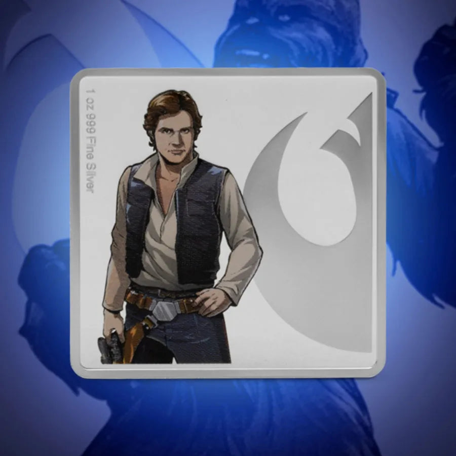 Han Solo™ and Chewbacca™ Medallion - LIMITED EDITION: 2000 – Agoro – ActionFigure Brasil