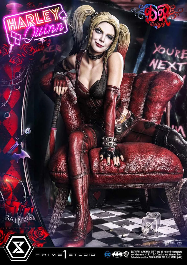 Harley Quinn (Deluxe Bonus Version) Batman: Arkham City – Prime1Studio – ActionFigure Brasil