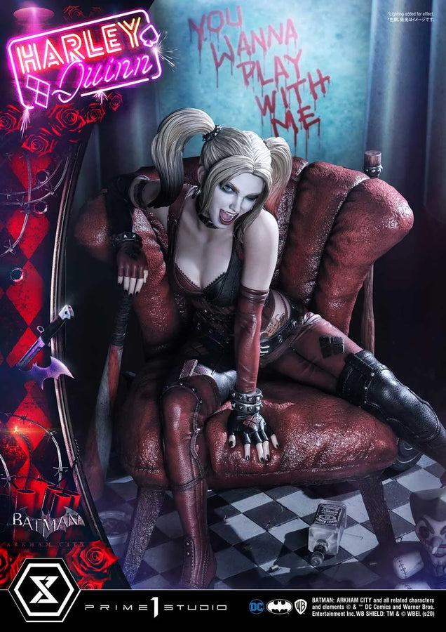 Harley Quinn (Deluxe Bonus Version) Batman: Arkham City – Prime1Studio – ActionFigure Brasil