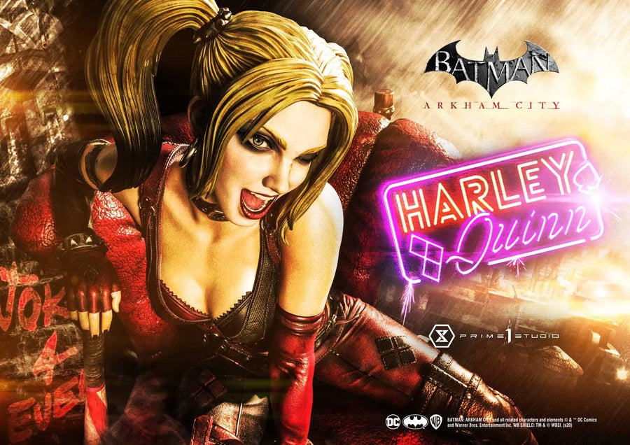 Harley Quinn (Deluxe Bonus Version) Batman: Arkham City – Prime1Studio – ActionFigure Brasil