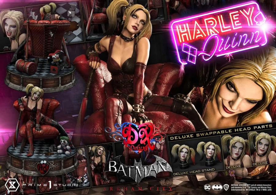 Harley Quinn (Deluxe Bonus Version) Batman: Arkham City – Prime1Studio – ActionFigure Brasil