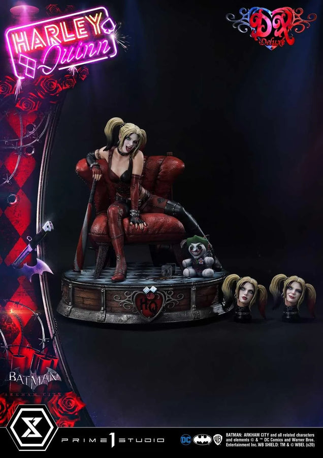 Harley Quinn (Deluxe Bonus Version) Batman: Arkham City – Prime1Studio – ActionFigure Brasil