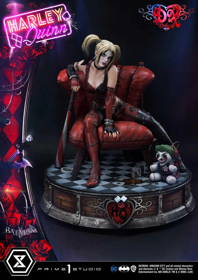 Harley Quinn (Deluxe Bonus Version) Batman: Arkham City – Prime1Studio – ActionFigure Brasil