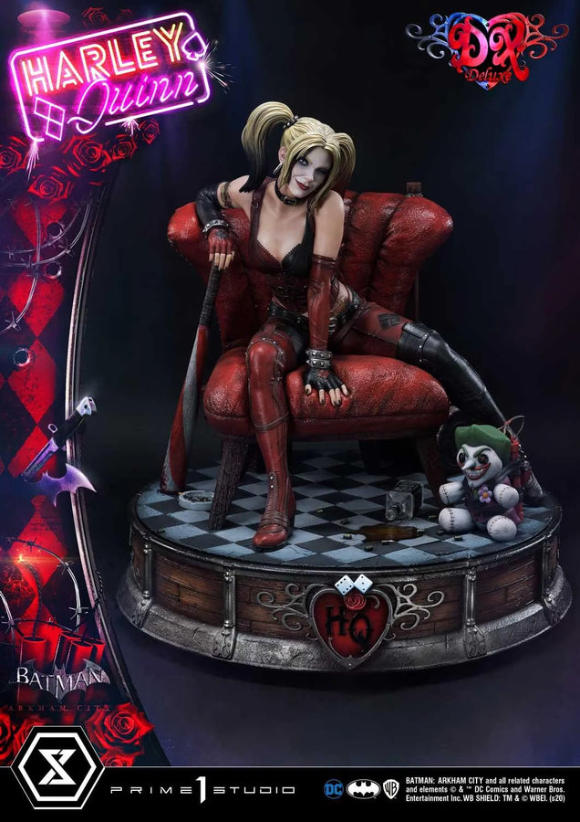 Harley Quinn (Deluxe Bonus Version) Batman: Arkham City – Prime1Studio – ActionFigure Brasil