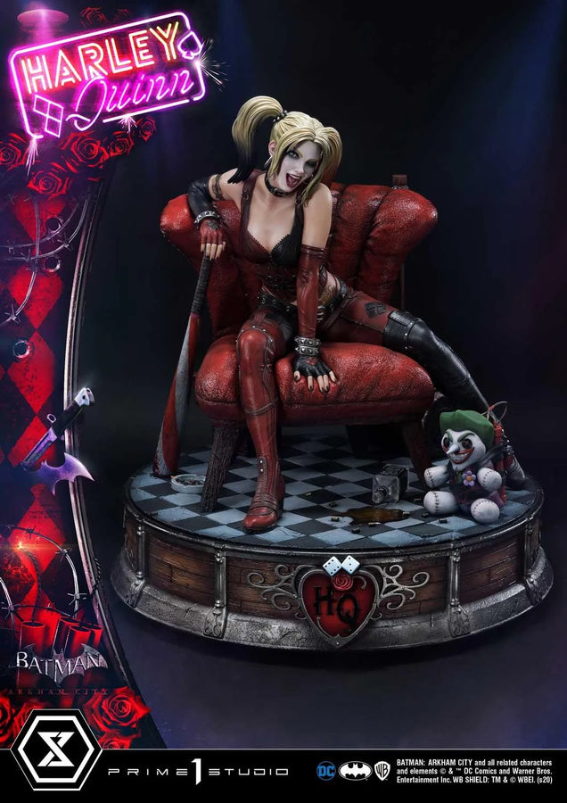 Harley Quinn (Deluxe Bonus Version) Batman: Arkham City – Prime1Studio – ActionFigure Brasil