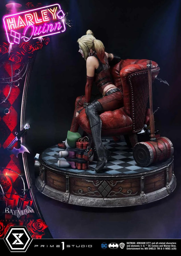 Harley Quinn (Deluxe Bonus Version) Batman: Arkham City – Prime1Studio – ActionFigure Brasil