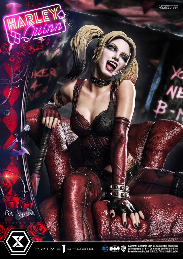 Harley Quinn (Deluxe Bonus Version) Batman: Arkham City – Prime1Studio – ActionFigure Brasil