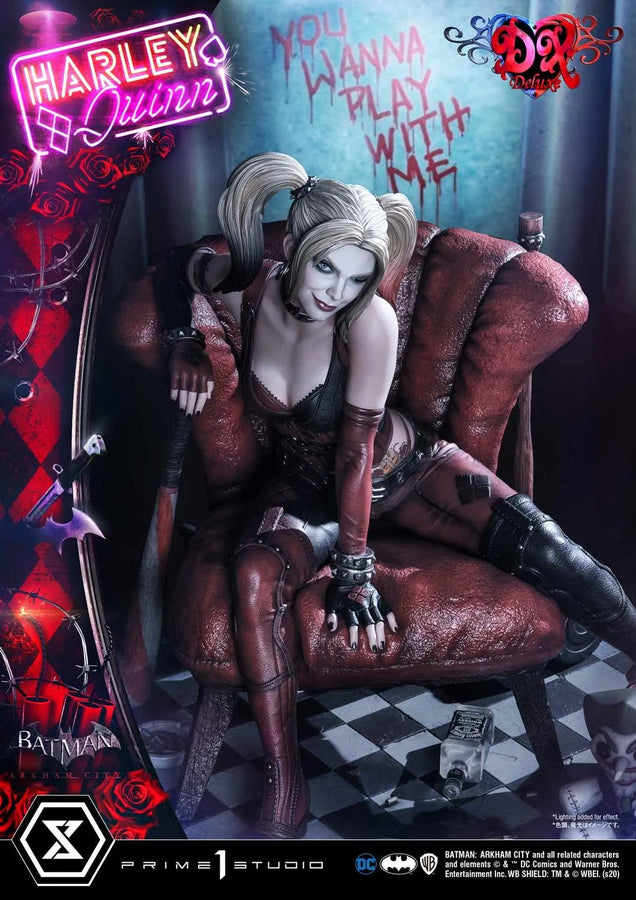 Harley Quinn (Deluxe Bonus Version) Batman: Arkham City – Prime1Studio – ActionFigure Brasil