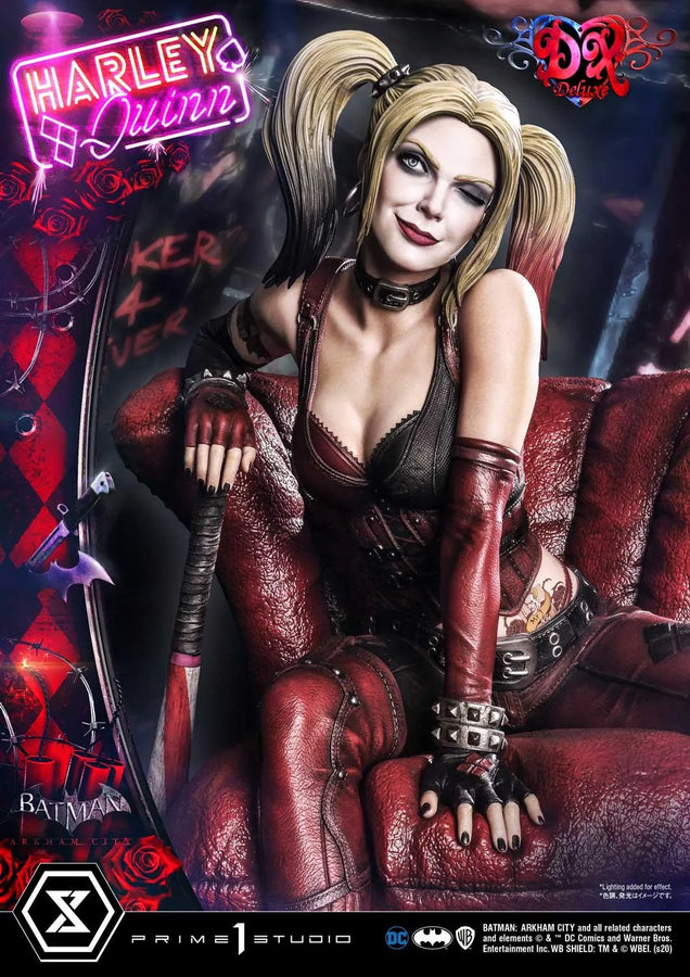 Harley Quinn (Deluxe Bonus Version) Batman: Arkham City – Prime1Studio – ActionFigure Brasil