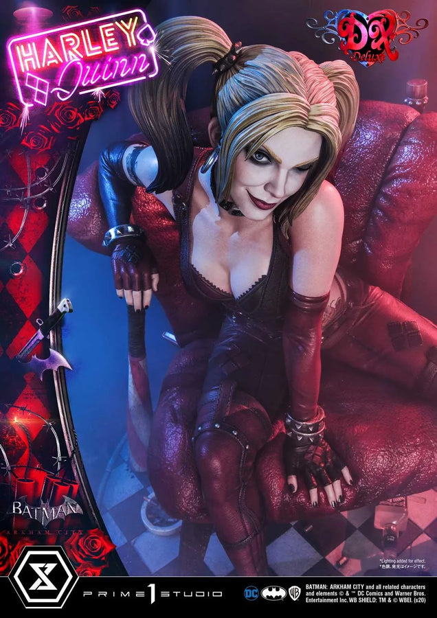 Harley Quinn (Deluxe Bonus Version) Batman: Arkham City – Prime1Studio – ActionFigure Brasil