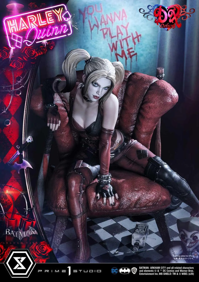 Harley Quinn (Deluxe Bonus Version) Batman: Arkham City – Prime1Studio – ActionFigure Brasil