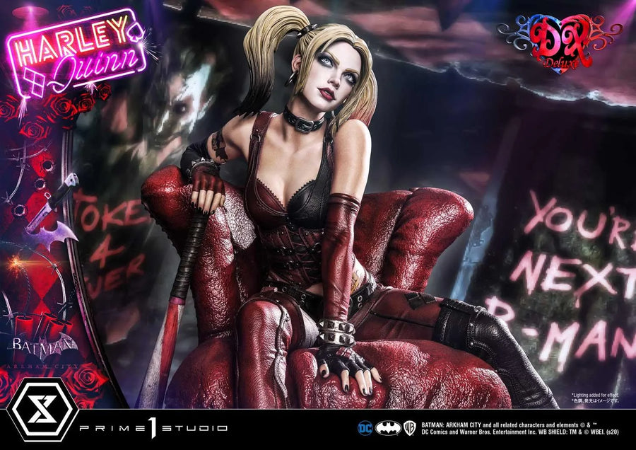 Harley Quinn (Deluxe Bonus Version) Batman: Arkham City – Prime1Studio – ActionFigure Brasil