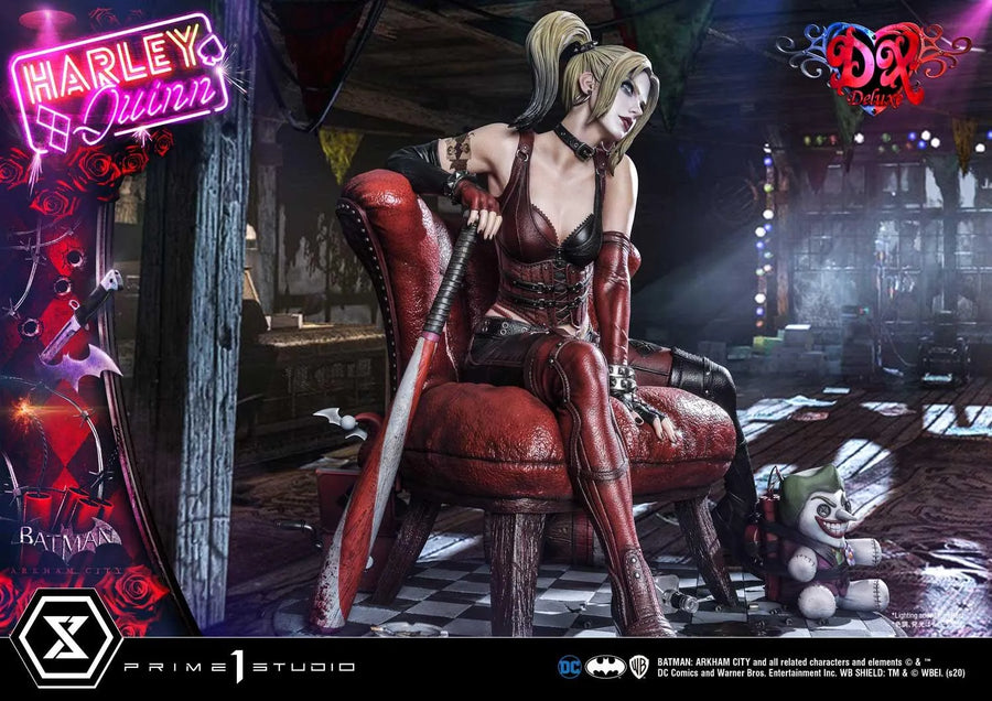 Harley Quinn (Deluxe Bonus Version) Batman: Arkham City – Prime1Studio – ActionFigure Brasil