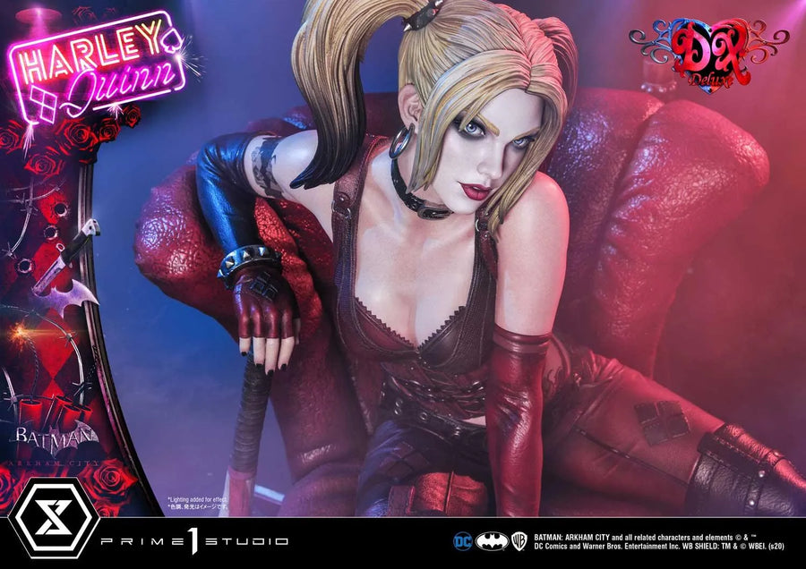 Harley Quinn (Deluxe Bonus Version) Batman: Arkham City – Prime1Studio – ActionFigure Brasil